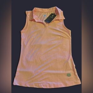 Women's Peach Sleeveless Top